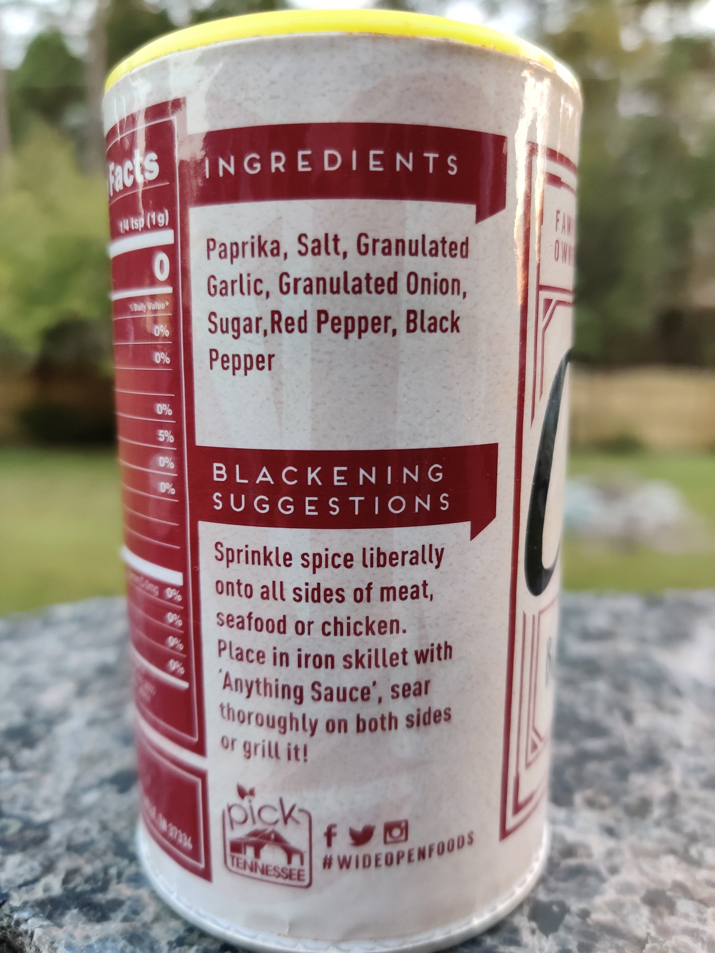 Wide Open Foods - Creole Blackening Seasoning