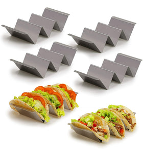 Taco Holder - Holds 2-3 tacos - stainless steel