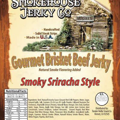 SMOKEHOUSE Smoky Sriracha Beef Jerky